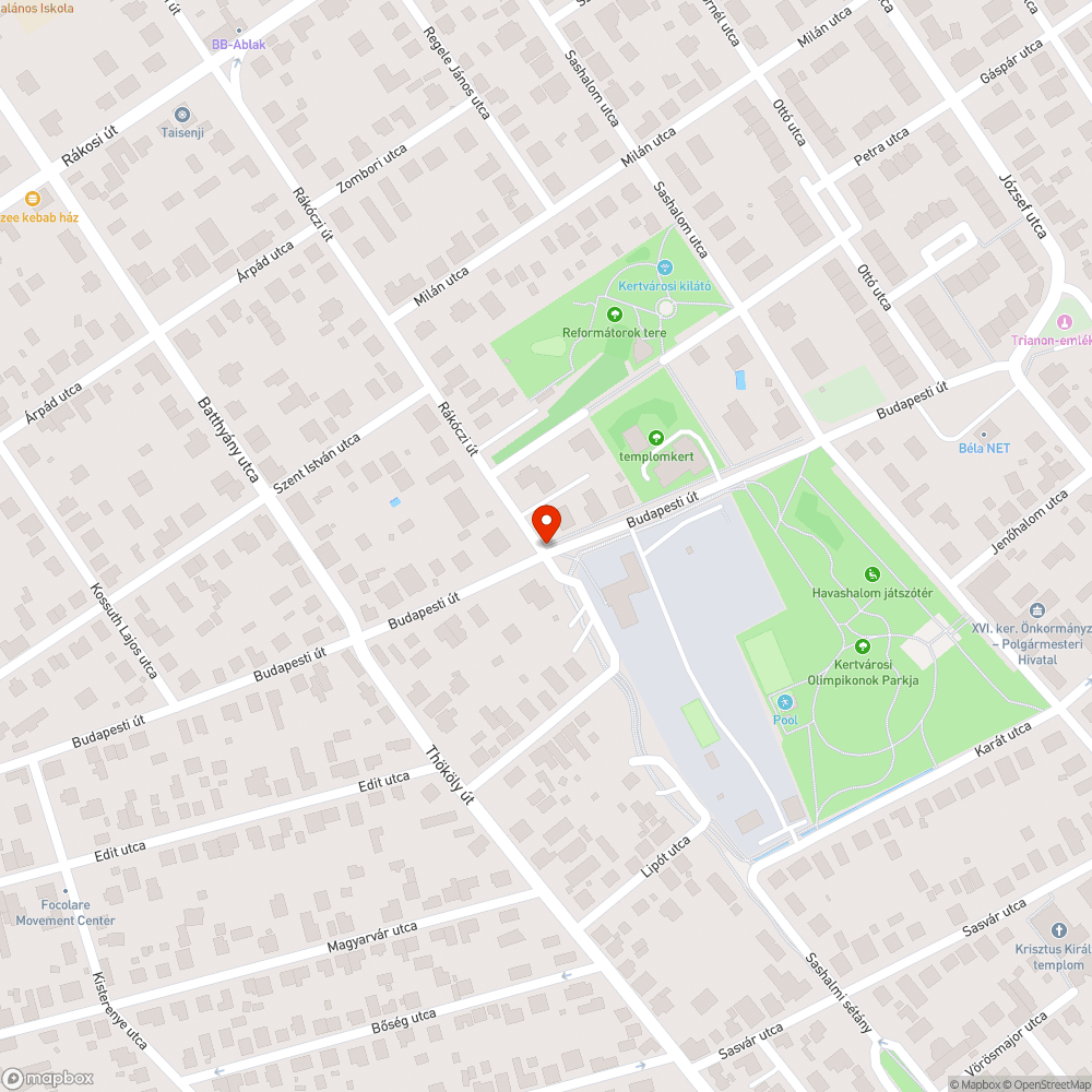 Törött tükör a kereszteződésben bejelentés helye