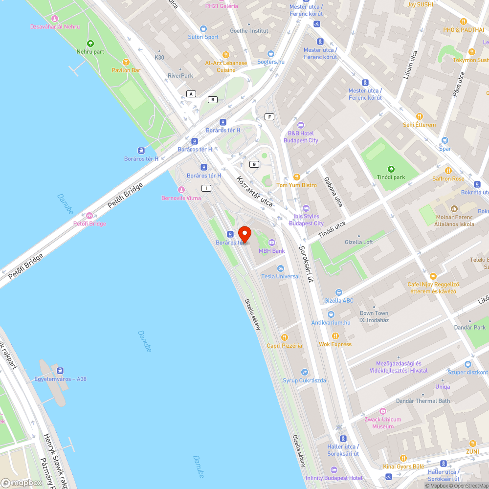 Építési törmelék a parkban bejelentés helye