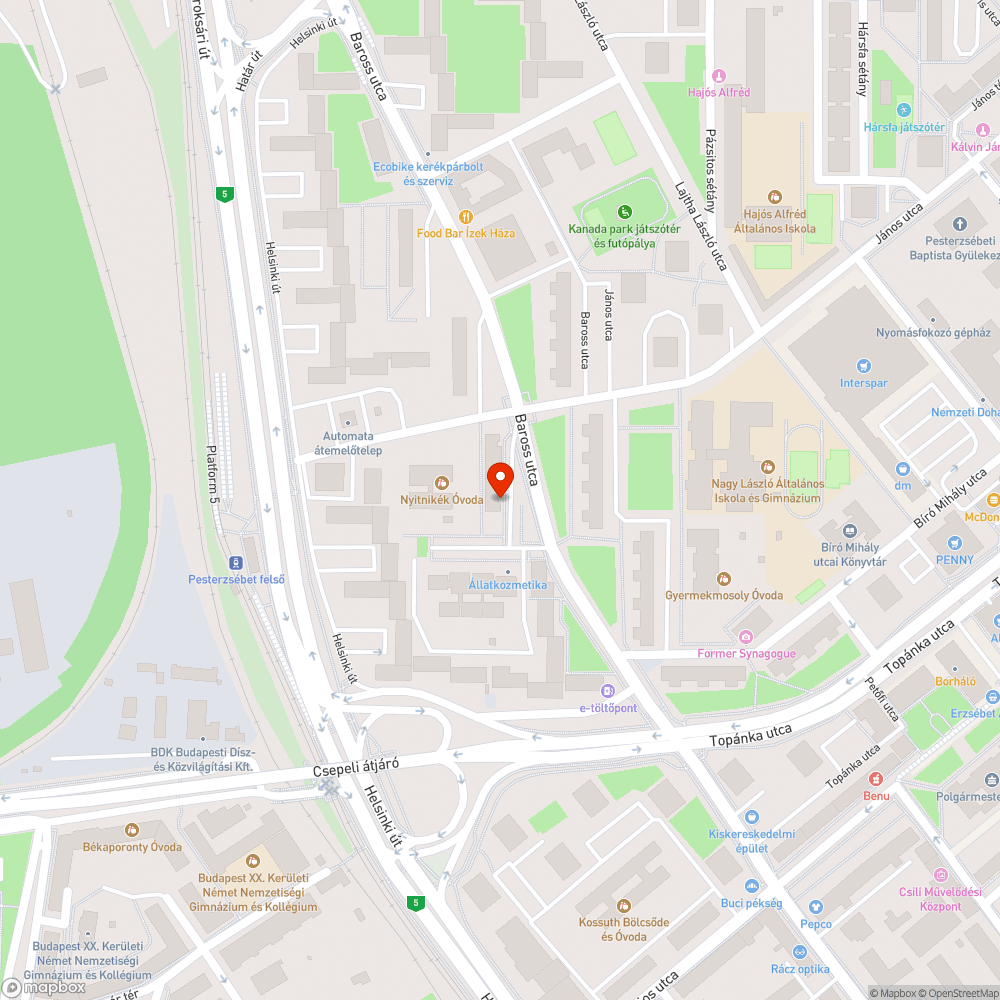 Üvegszilánkok a víznyelőnél bejelentés helye