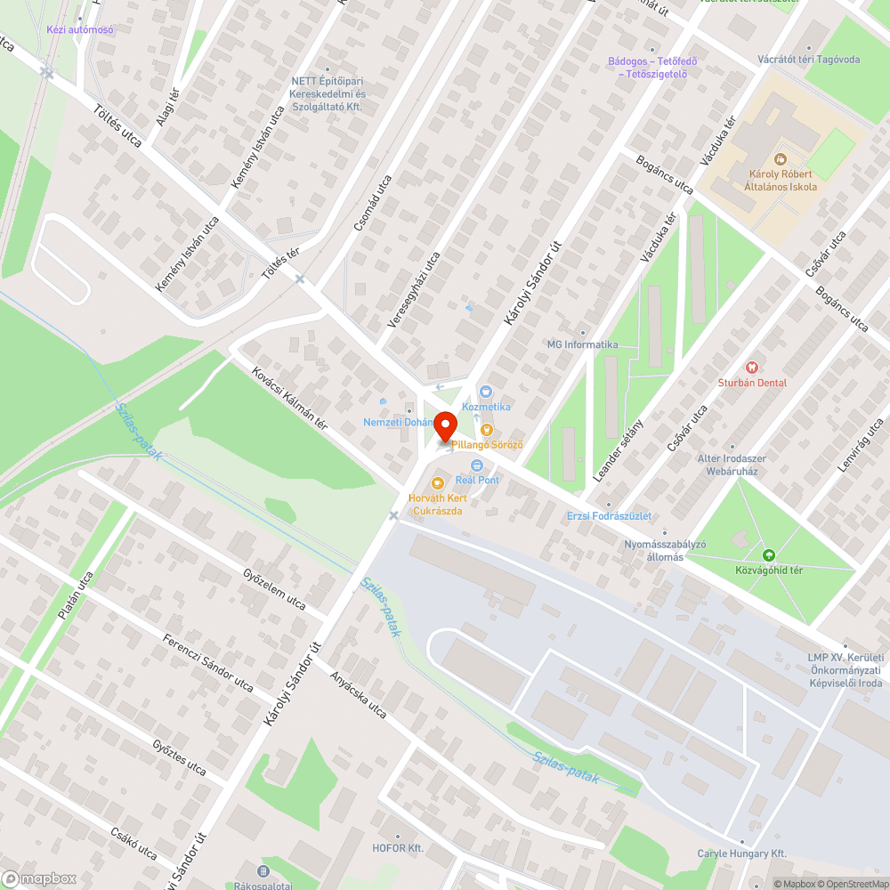 Járdára parkolás, busz akadály bejelentés helye