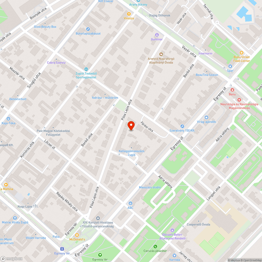 Veszélyes fa bejelentés helye