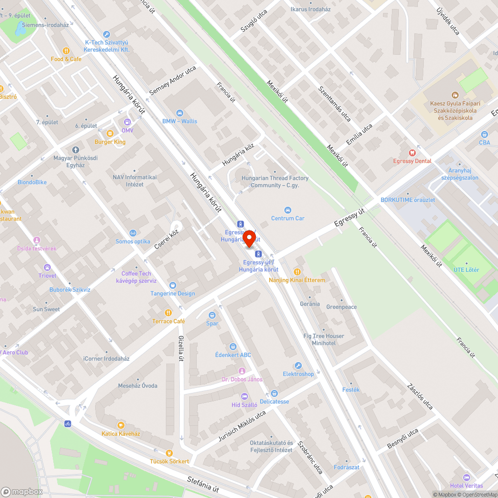 Megsüllyedt aknafedél - Egressy út/Hungária körút bejelentés helye