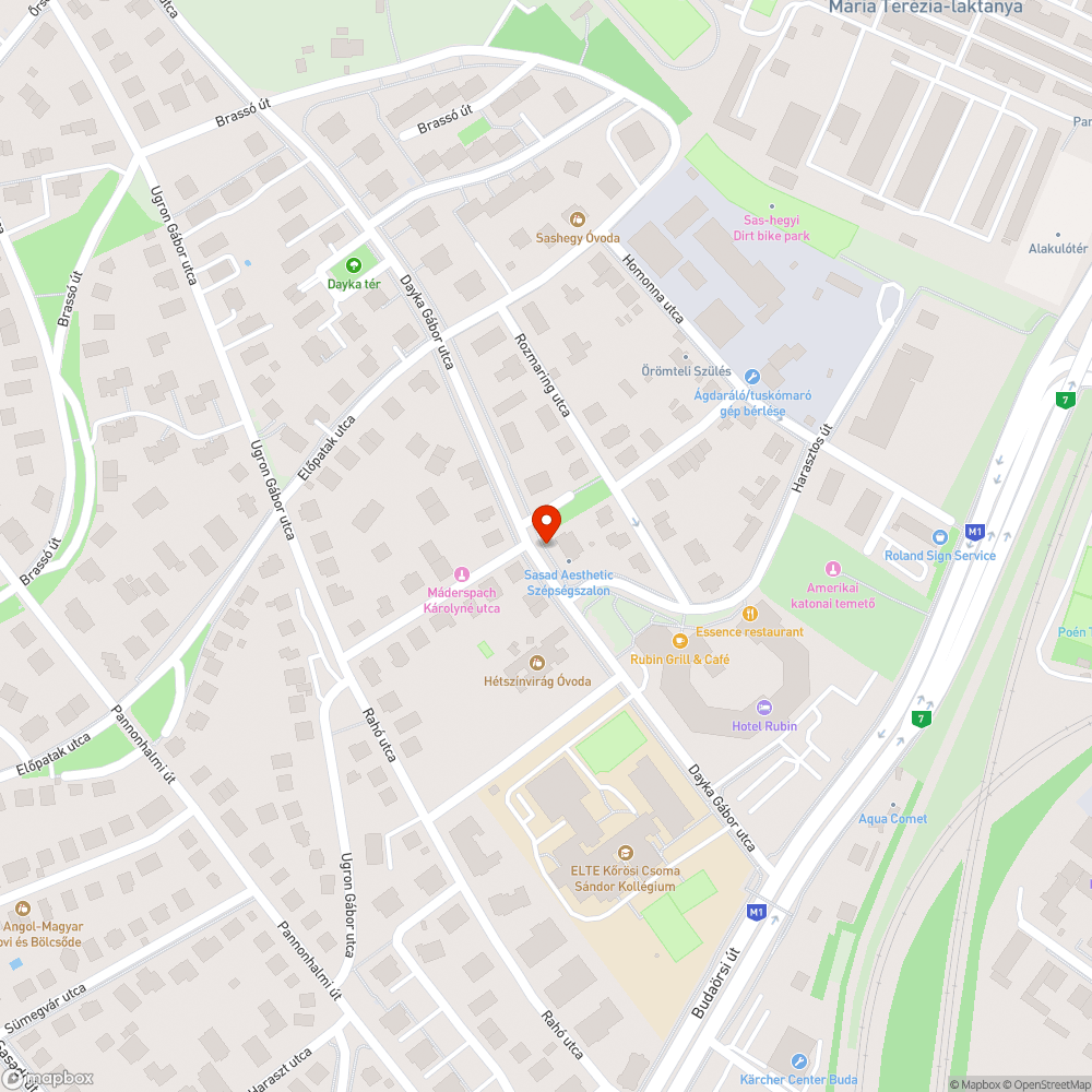 Dayka Gábor utca hulladék bejelentés helye