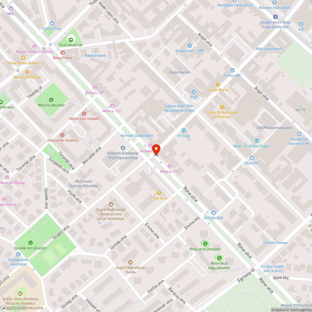 Megsüllyedt aknafedél bejelentés helye