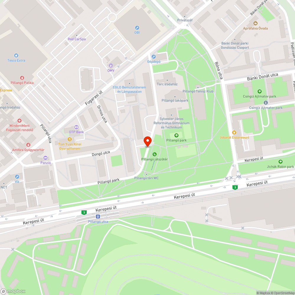 Kiszáradóban lévő, veszélyes fa bejelentés helye