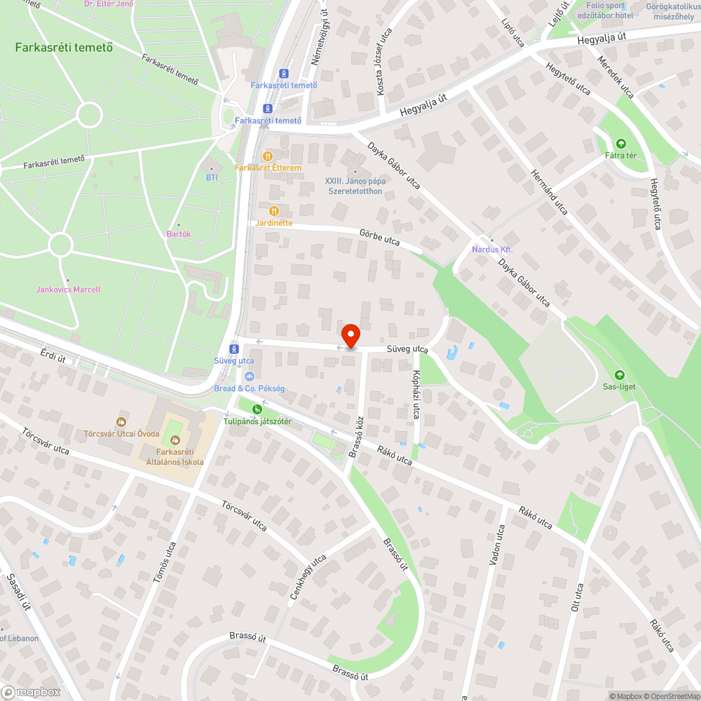 Elhagyott jármű bejelentés helye