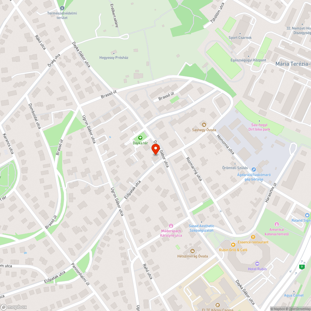 Elhagyott fekete Opel bejelentés helye