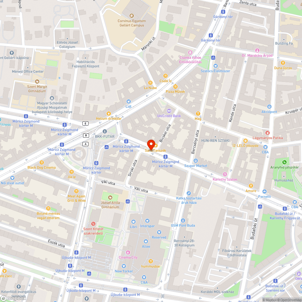 Hiányos macskakő bejelentés helye