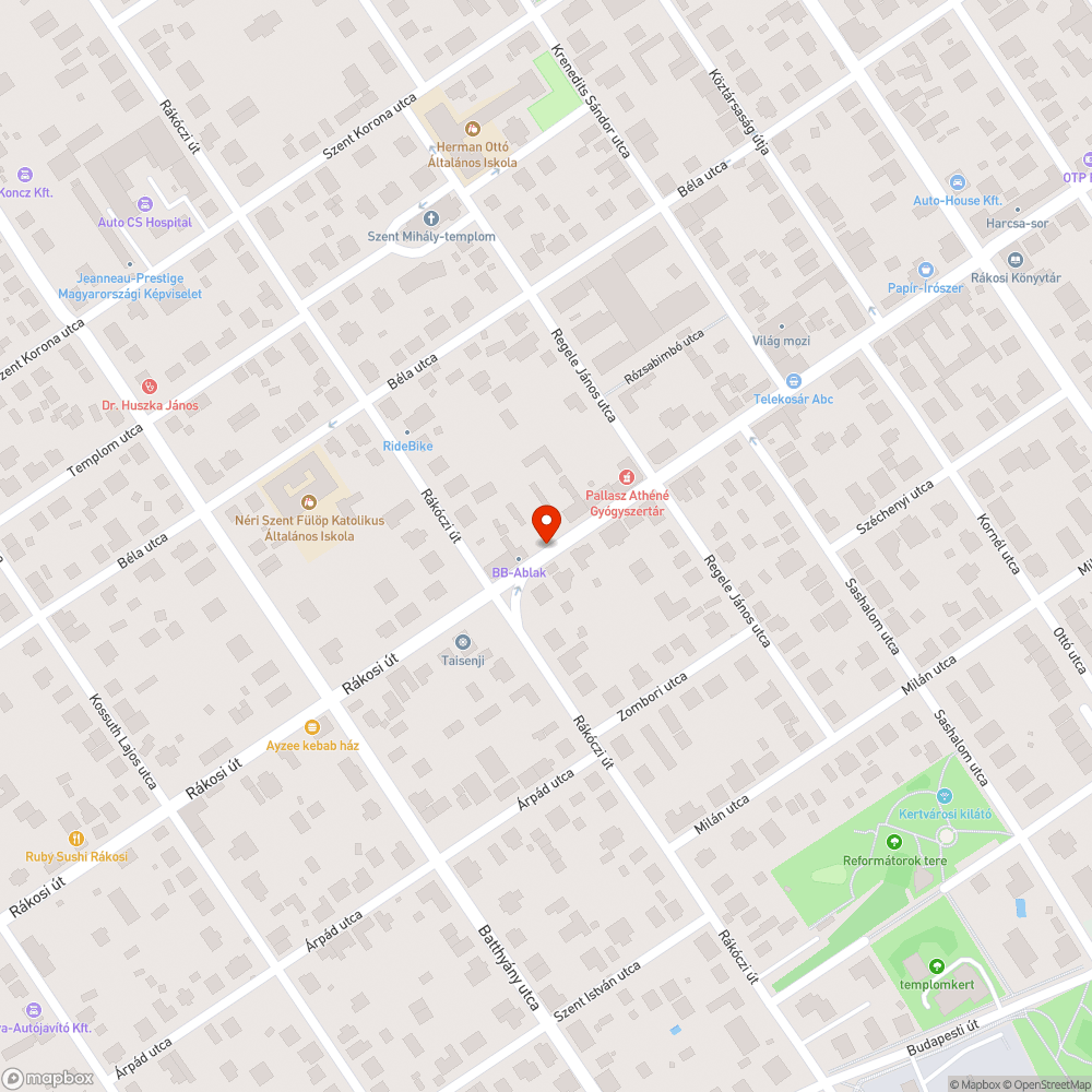 Eldugult víznyelő bejelentés helye