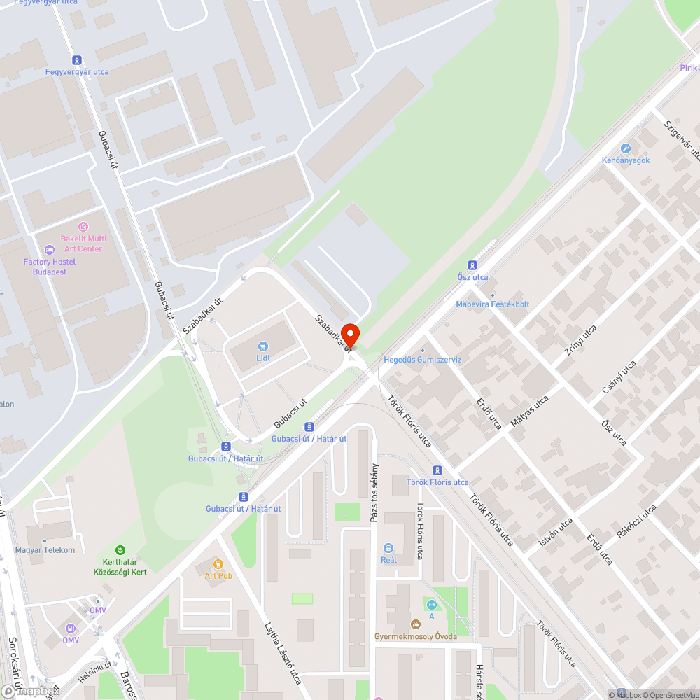 Gondozatlan közúti terelősziget bejelentés helye