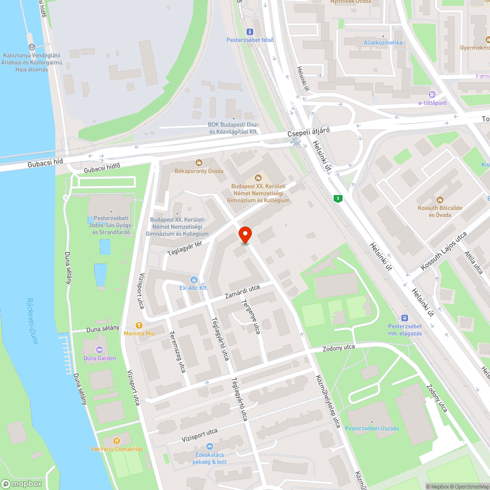 Alacsony és lecsúszott táblák bejelentés helye