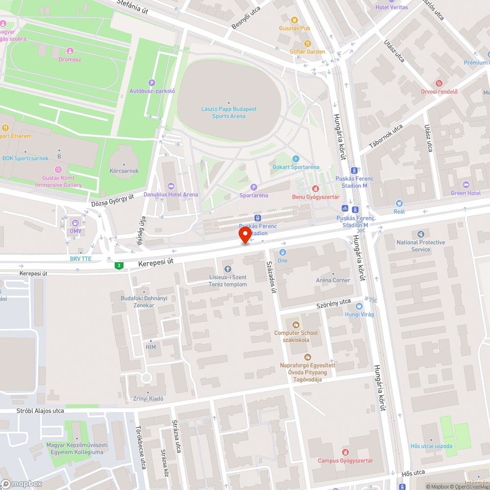 Gaz a sávelválasztó között bejelentés helye