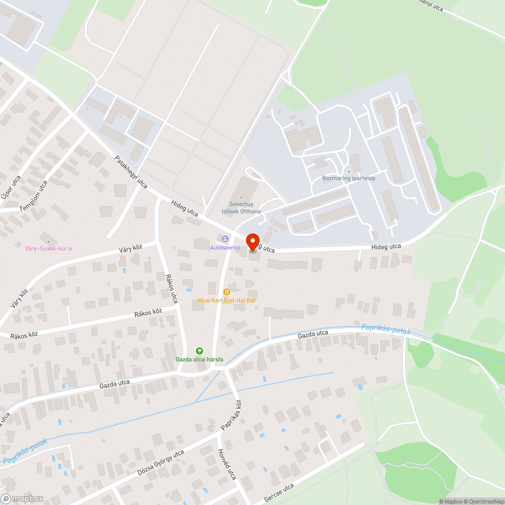 Patkány észlelés bejelentés helye