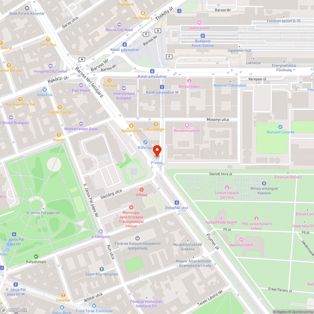 Szemetes a gyalogátkelő környezete bejelentés helye