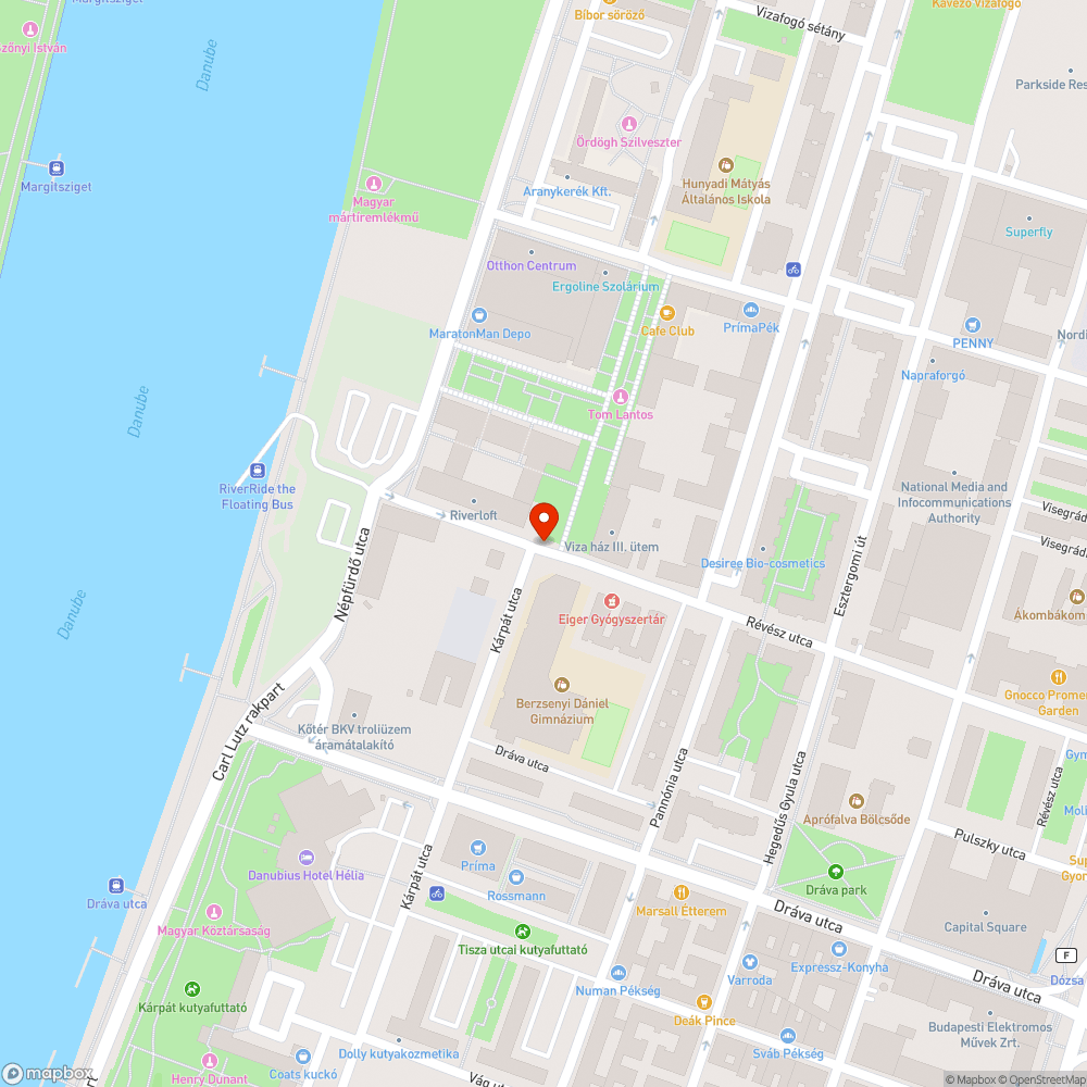 3 kiégett lámpa a Kárpát utca végén bejelentés helye