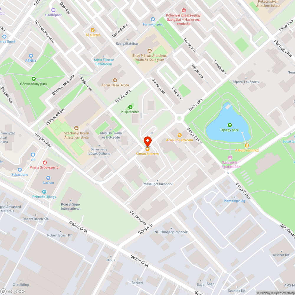 Elhagyott jármű bejelentés helye