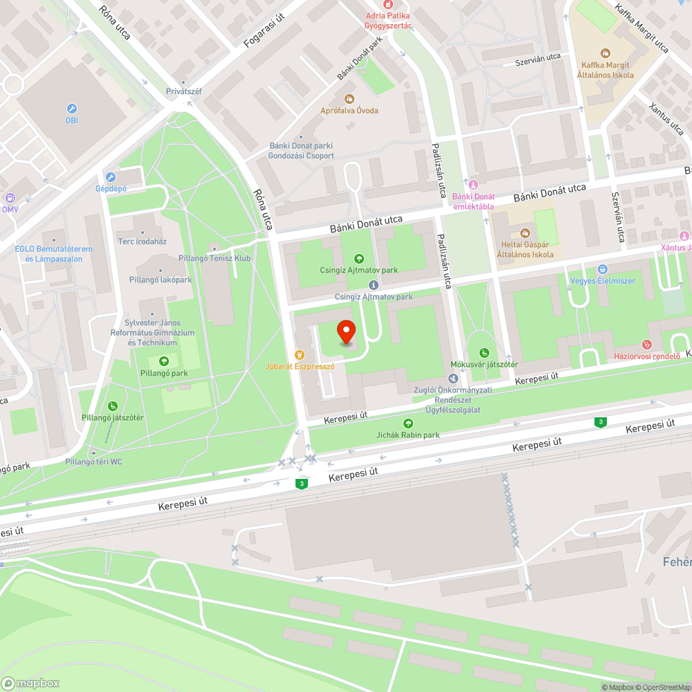 Várakozni tilos jelzés hiánya, kopása bejelentés helye