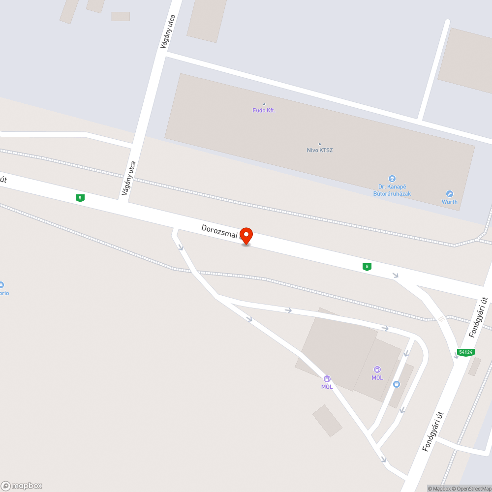 Széthulló kerékpárút bejelentés helye