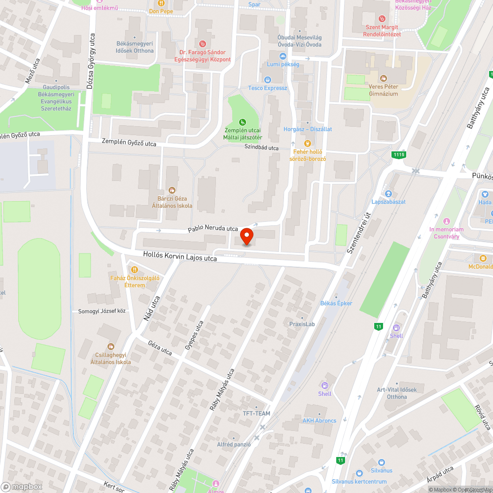 Illegális szemétlerakás bejelentés helye