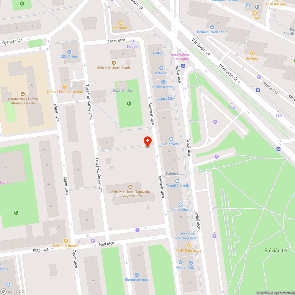 Szemeteszsákok kidobva bejelentés helye