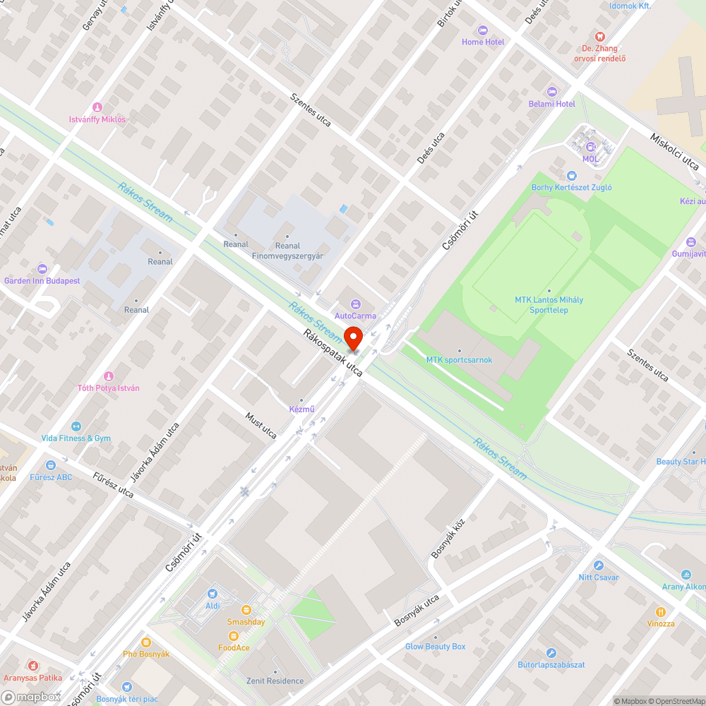 Szabálytalan, terelés nélküli lezárás bejelentés helye