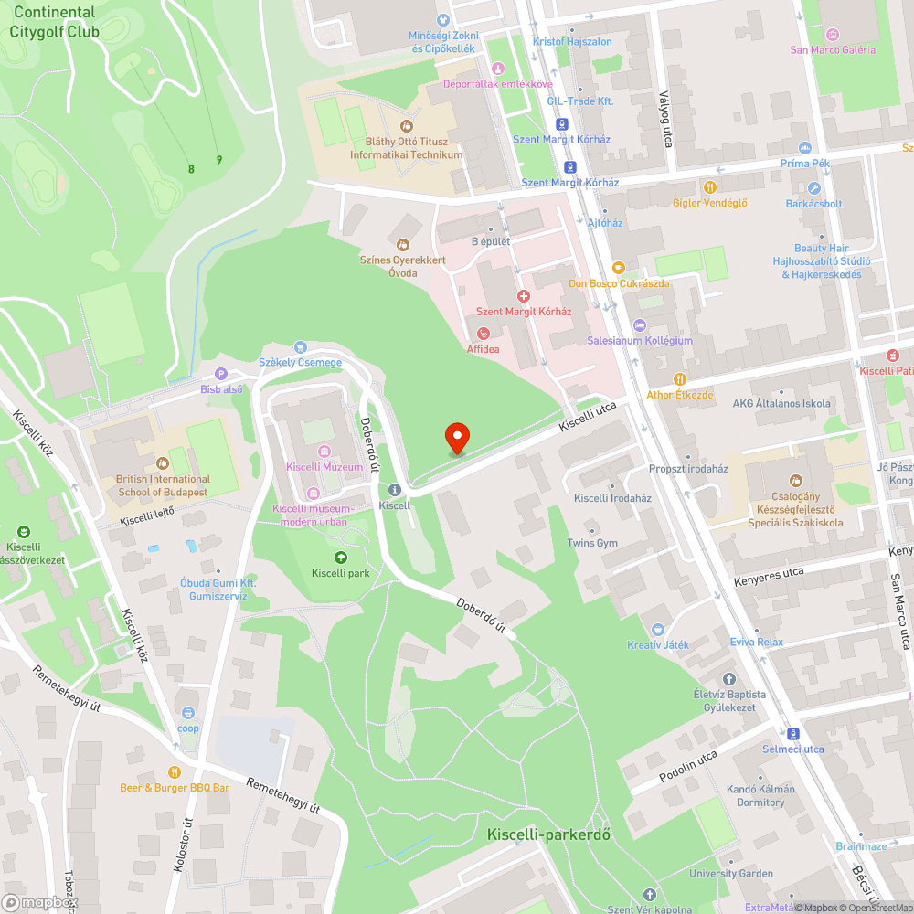 Újabb kátyúk a Kiscelli utcában bejelentés helye