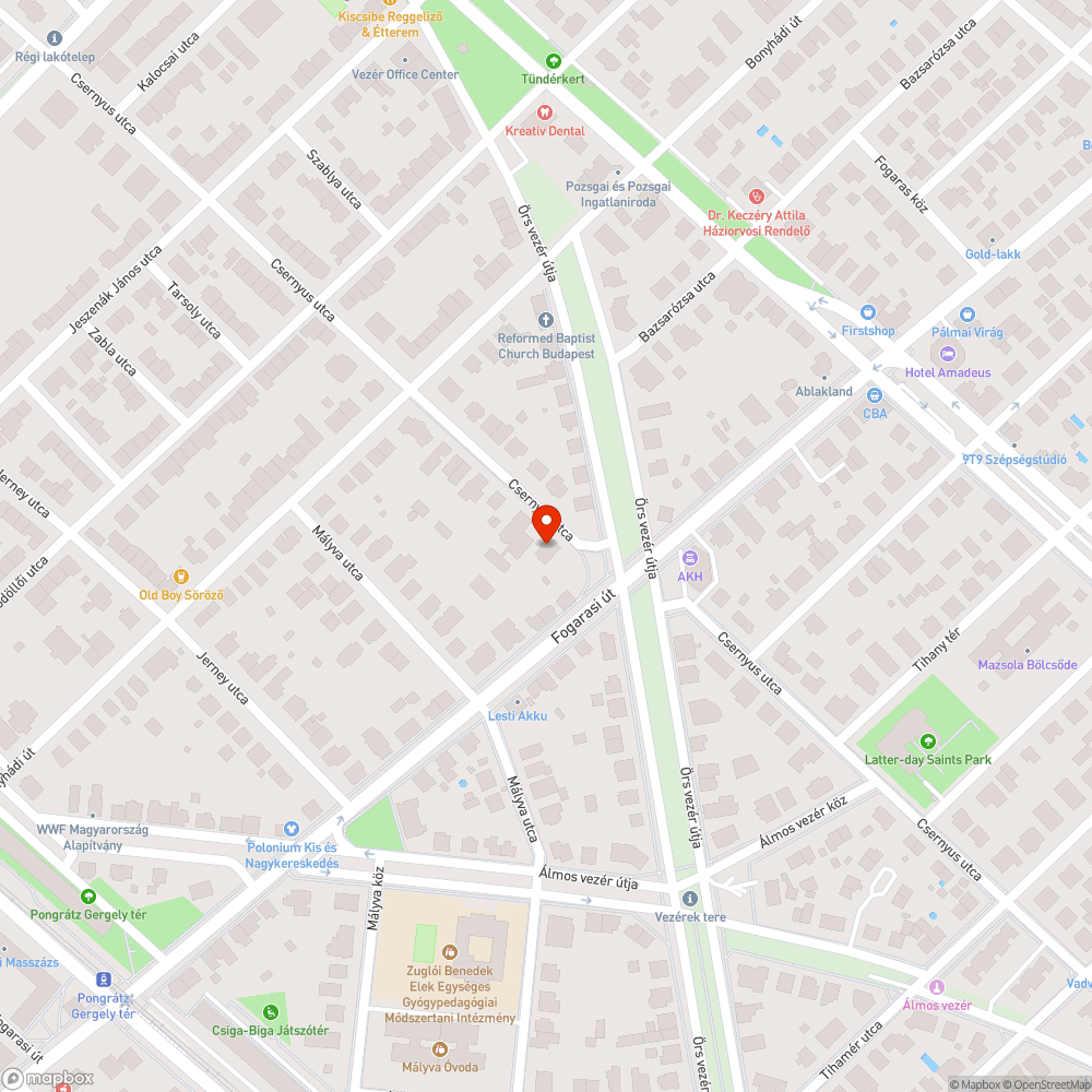 Olvashatatlan tábla bejelentés helye