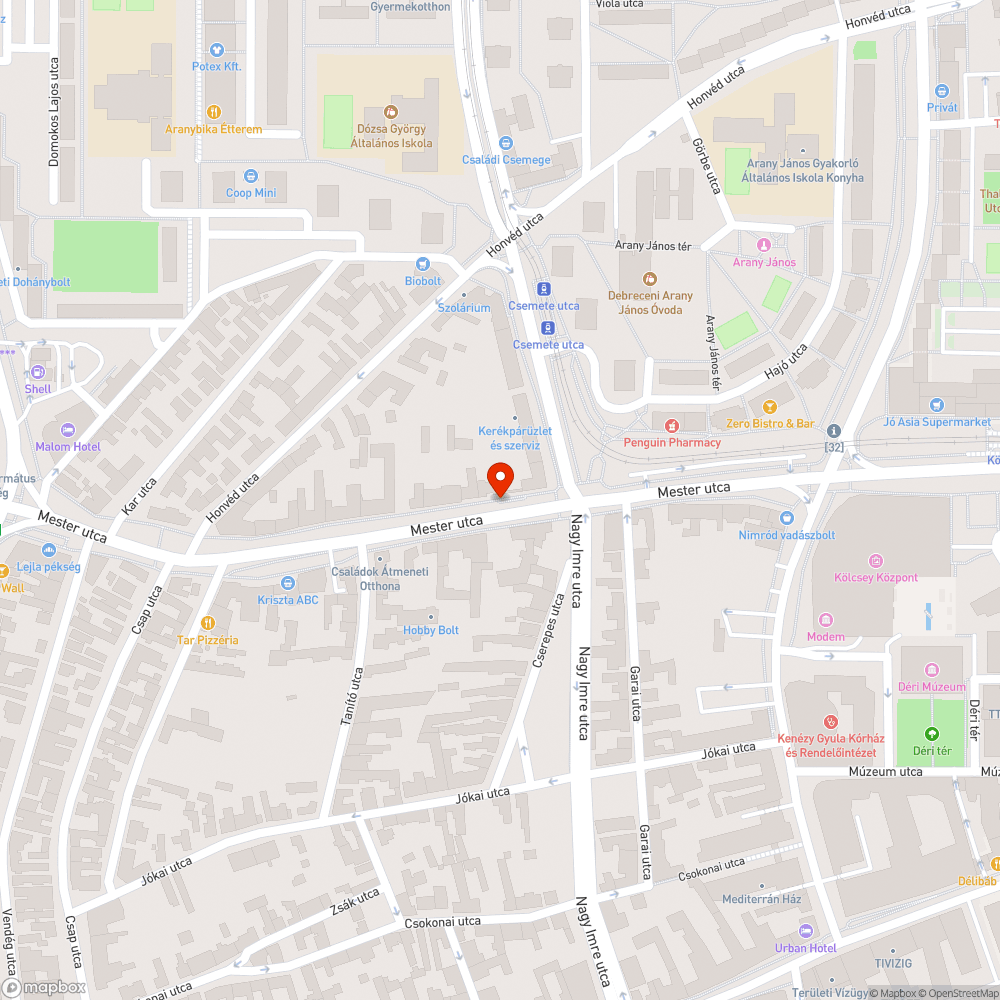 Hiányzó menetrend bejelentés helye