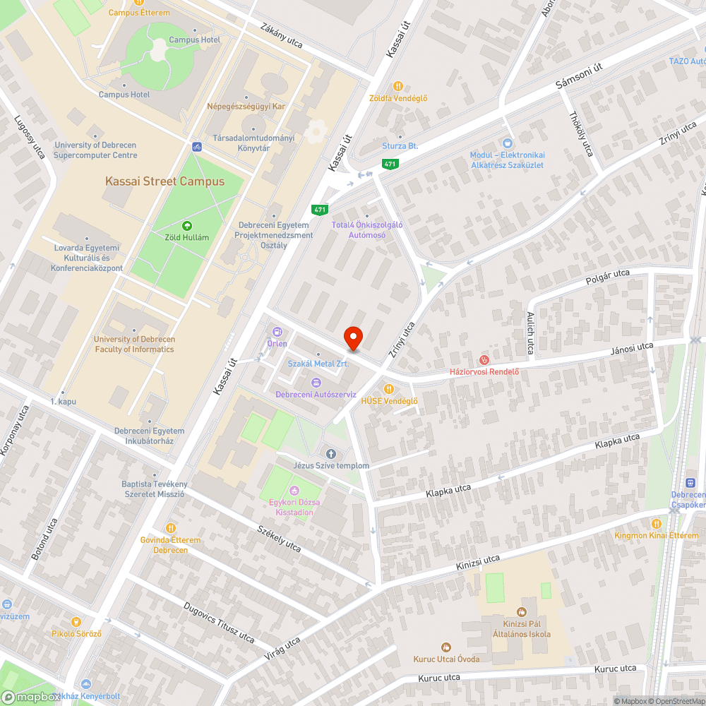 hibás lámpafej bejelentés helye