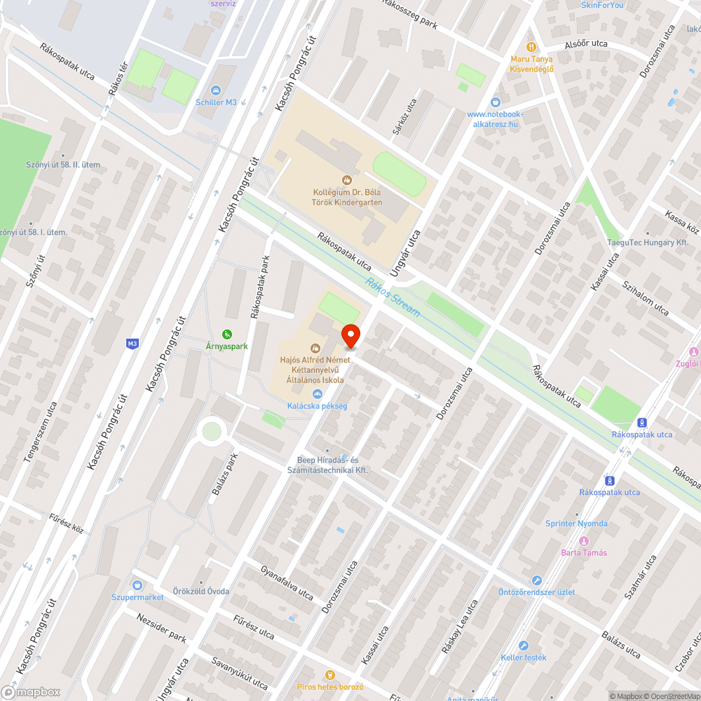 Késleltetett zöld, felfestés bejelentés helye