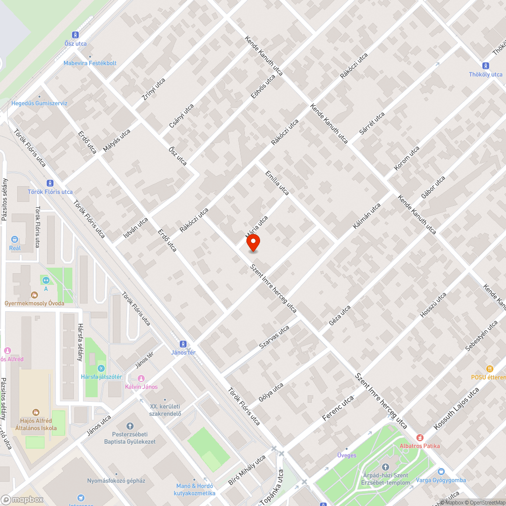 Rossz állapotú járda bejelentés helye