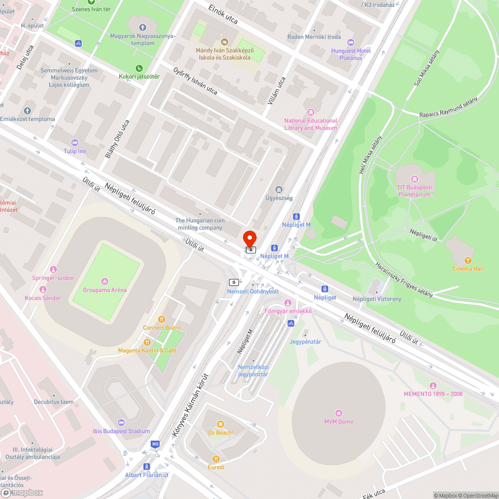 Száraz gaz az aluljáró lejárata felett bejelentés helye