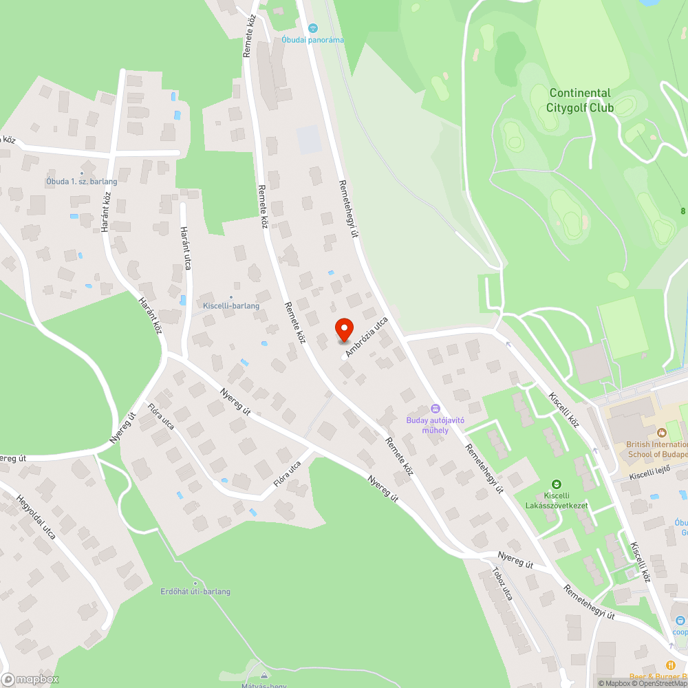 Ambrózia utca felső szakaszának jogosulatlan lezárása bejelentés helye