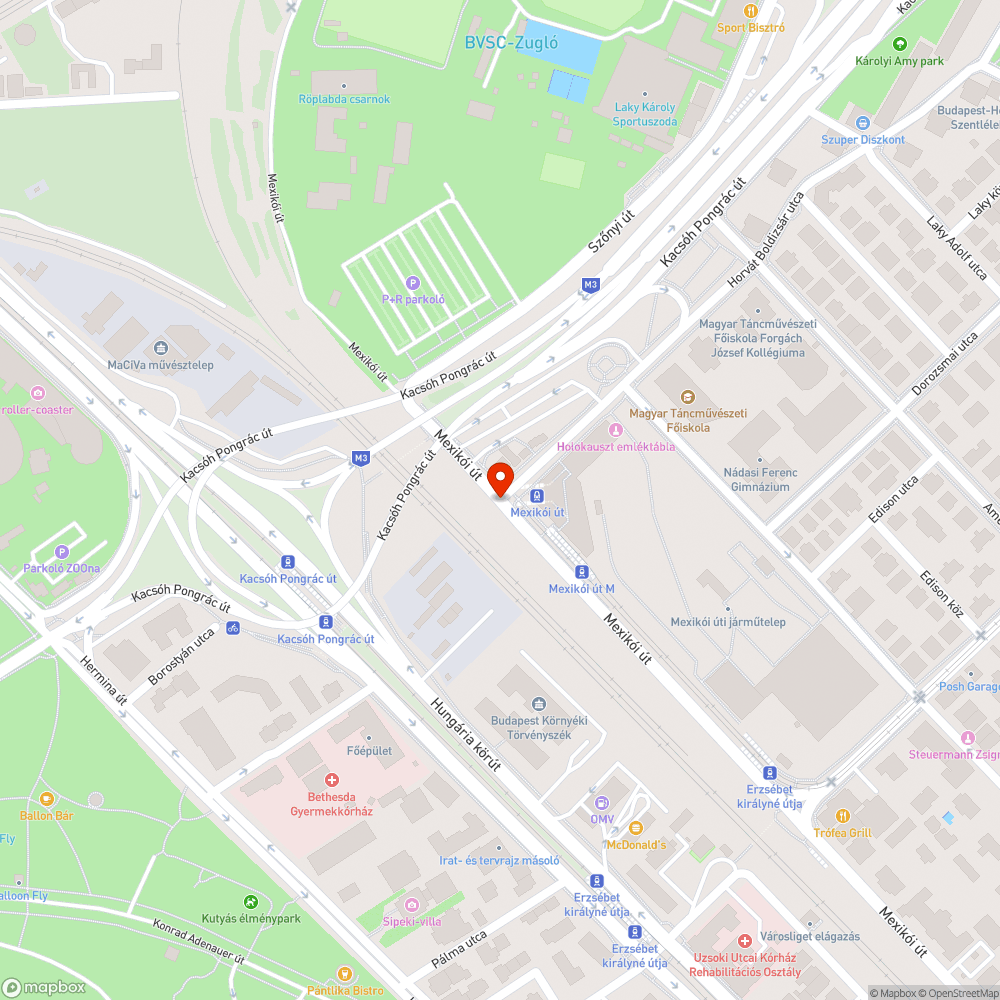 Eldugult csatorna bejelentés helye