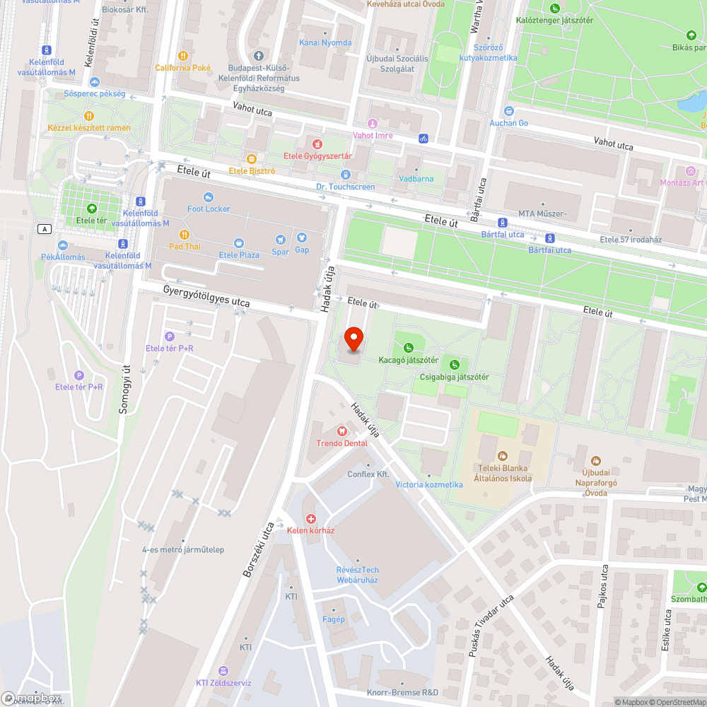 Elmozdult, megdőlt aknafedél bejelentés helye