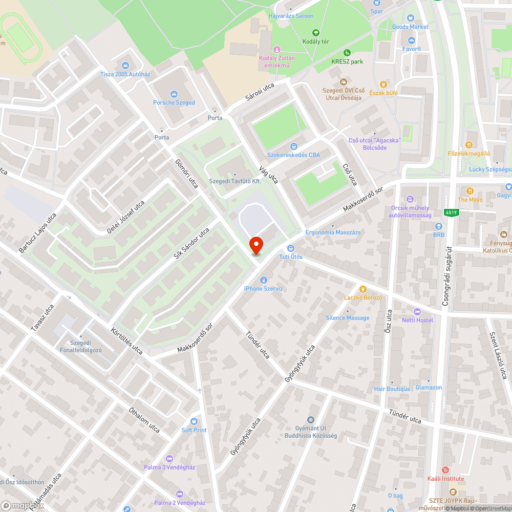 Eldugult csatornák bejelentés helye