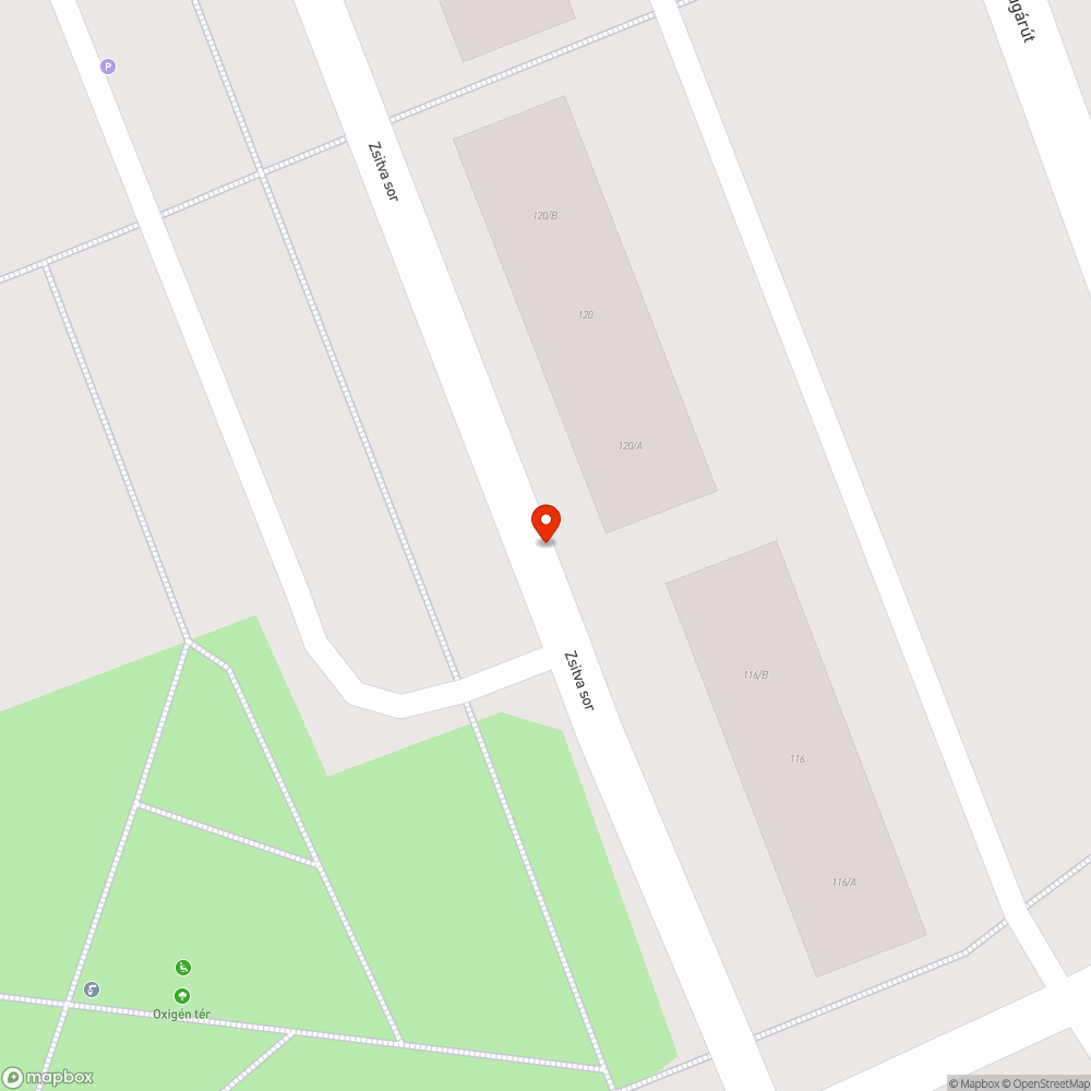 Kátyú az úttesten bejelentés helye