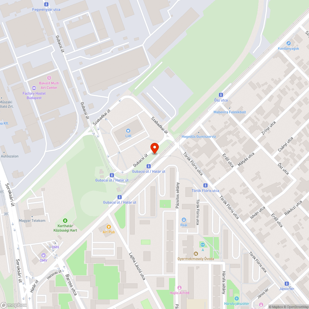 Zöldhulladék bejelentés helye