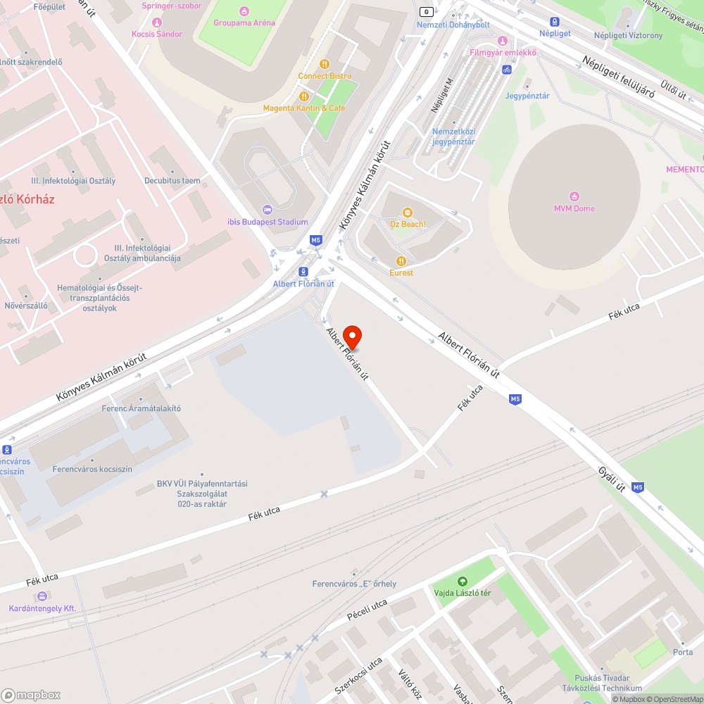 Szemetes zöldterület bejelentés helye