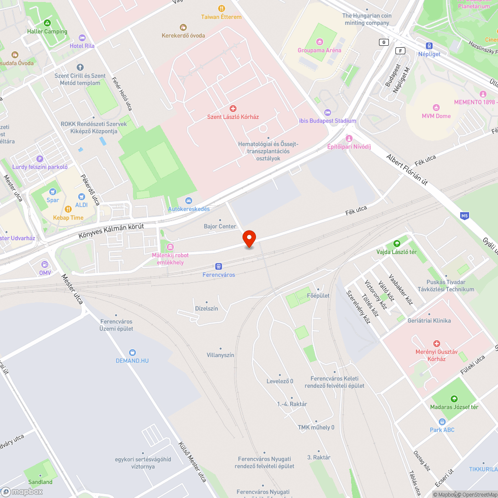 Balesetveszélyes járda bejelentés helye