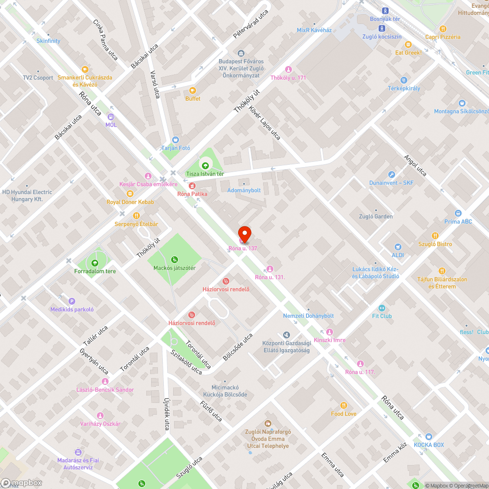 Eltört vízelzáró-fedél bejelentés helye