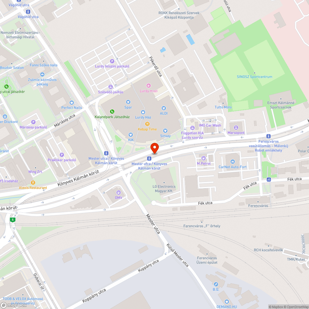 Szemét a padka mentén bejelentés helye