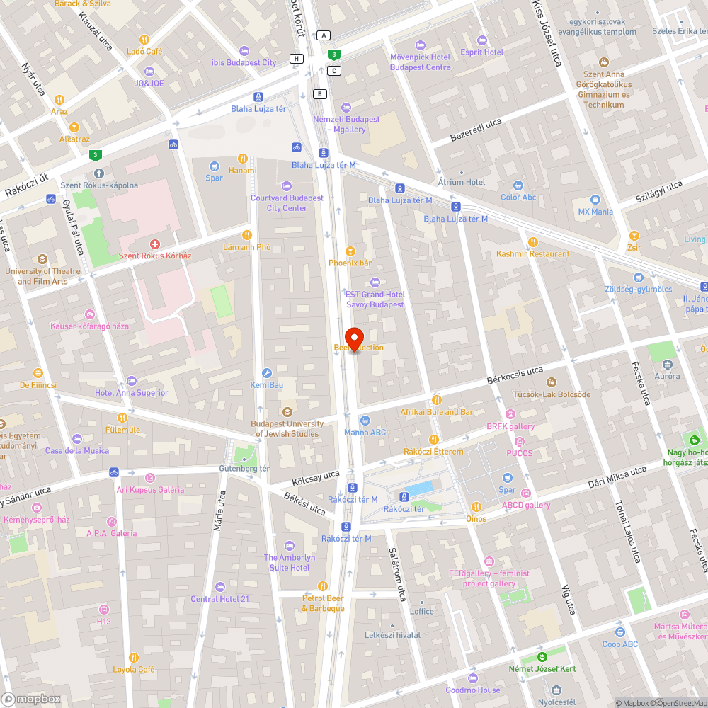 Üres fahely bejelentés helye