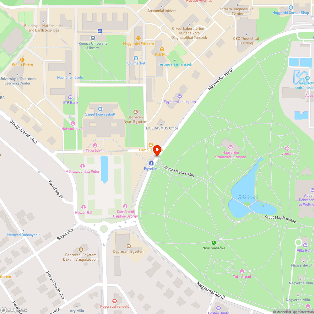 hibás Eurolux (Nagyerdei körút) bejelentés helye