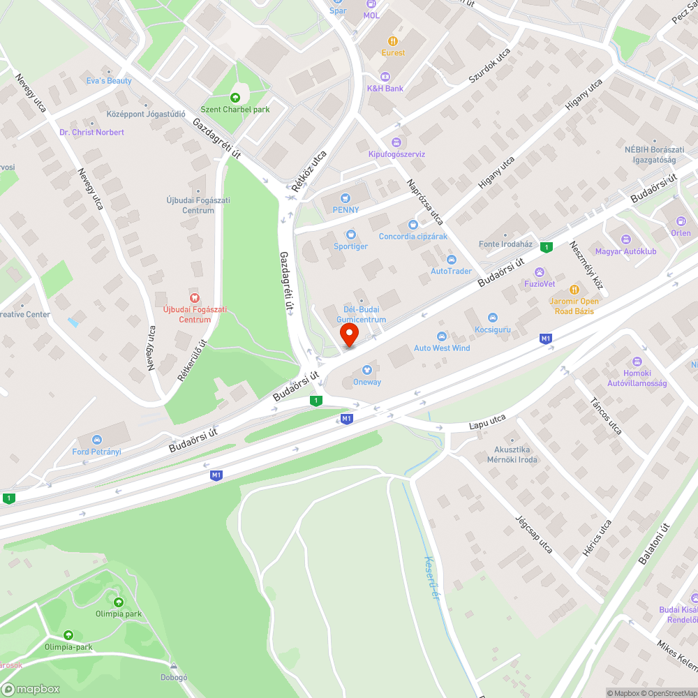 Kiszáradt fa bejelentés helye