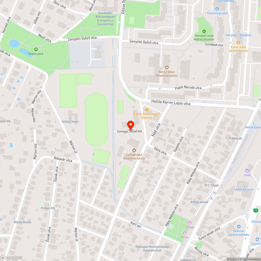 Sok zsák, ételmaradék bejelentés helye