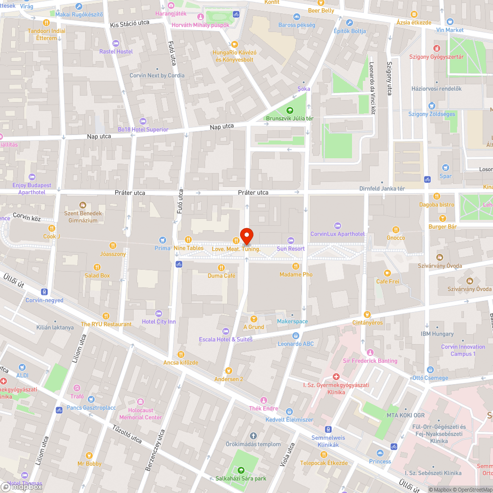 Úthibák bejelentés helye