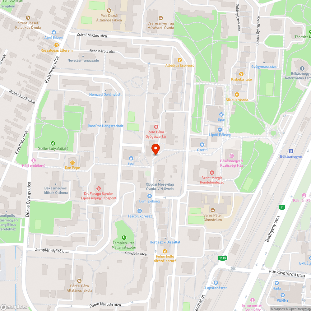 Szemétlerakás bejelentés helye