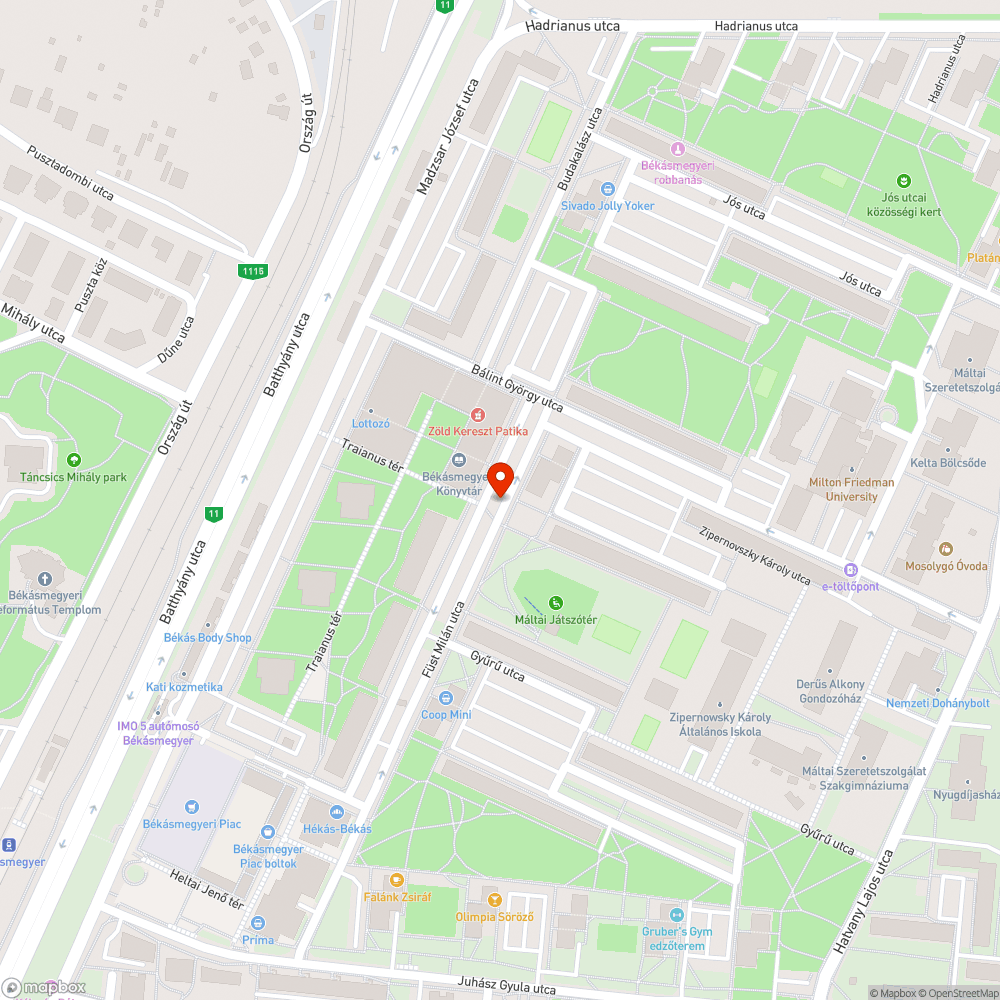 Gyanús jármű bejelentés helye