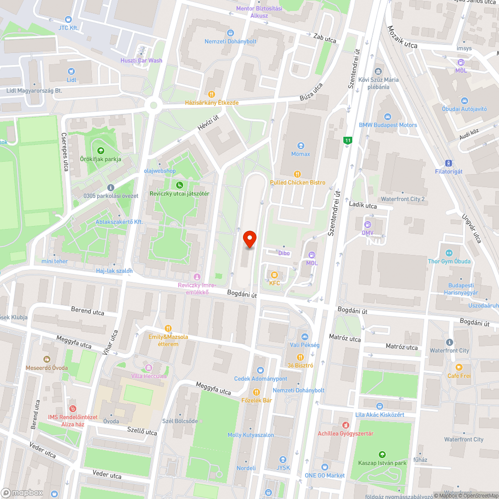 Lerakott szemét bejelentés helye